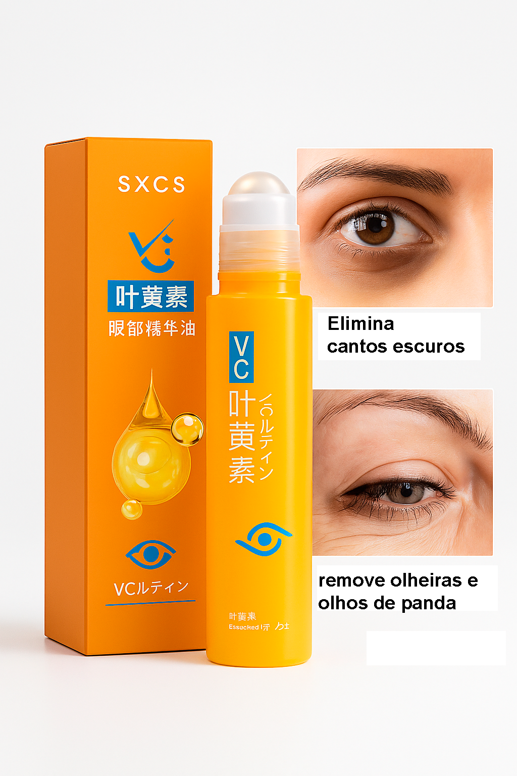 LuminaSkin Serum rejuvenecedor contra olheiras.